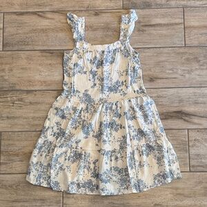 Monteau Womens Dress in Linen Blend very shabby chic size Medium